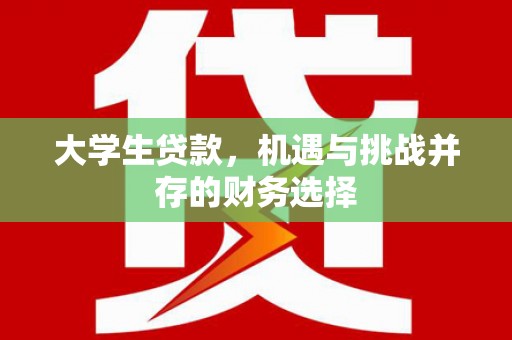 乌伊岭大学生贷款，机遇与挑战并存的财务选择