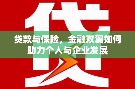 乌伊岭贷款与保险，金融双翼如何助力个人与企业发展