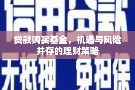 乌伊岭贷款购买基金，机遇与风险并存的理财策略