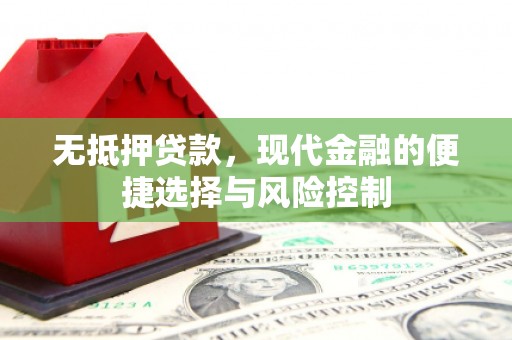 乌伊岭无抵押贷款，现代金融的便捷选择与风险控制