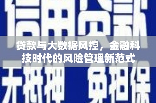 乌伊岭贷款与大数据风控，金融科技时代的风险管理新范式