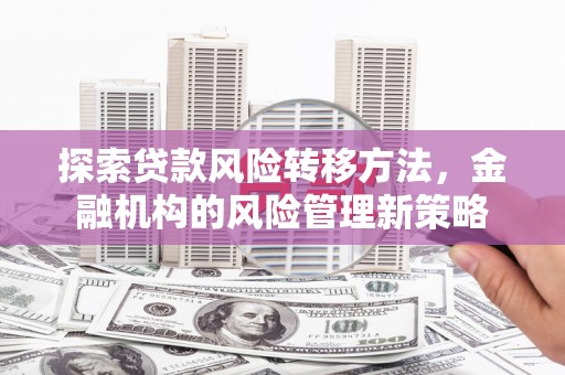 乌伊岭探索贷款风险转移方法，金融机构的风险管理新策略