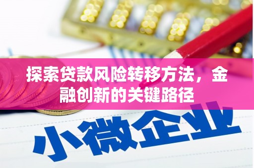 乌伊岭探索贷款风险转移方法，金融创新的关键路径