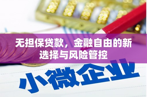 乌伊岭无担保贷款，金融自由的新选择与风险管控