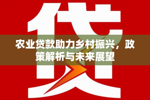 乌伊岭农业贷款助力乡村振兴，政策解析与未来展望