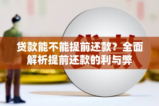 乌伊岭贷款能不能提前还款？全面解析提前还款的利与弊