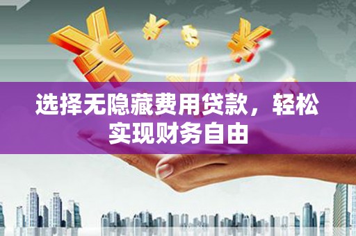 乌伊岭选择无隐藏费用贷款，轻松实现财务自由