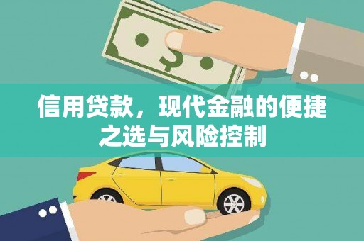 乌伊岭信用贷款，现代金融的便捷之选与风险控制