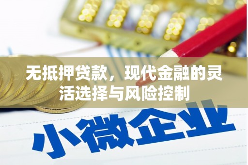 乌伊岭无抵押贷款，现代金融的灵活选择与风险控制