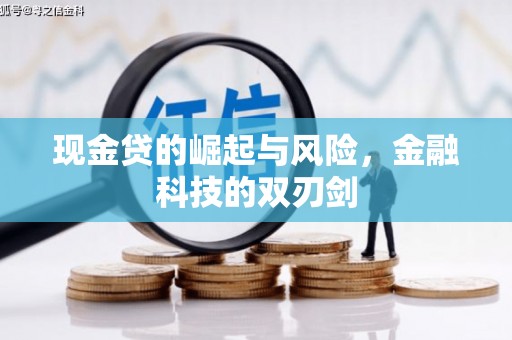 乌伊岭现金贷的崛起与风险，金融科技的双刃剑