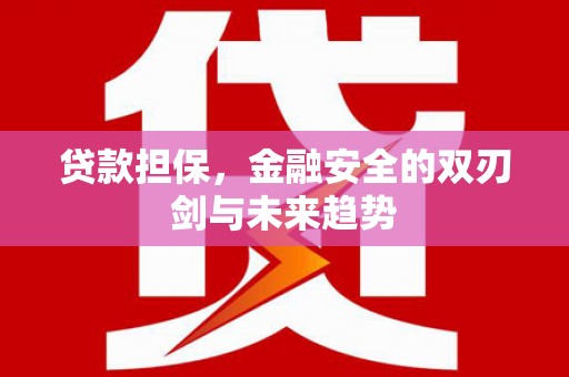 乌伊岭贷款担保，金融安全的双刃剑与未来趋势