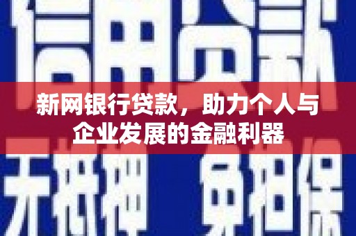 乌伊岭新网银行贷款，助力个人与企业发展的金融利器