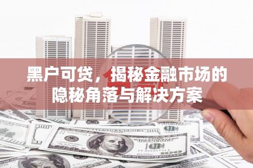 乌伊岭黑户可贷，揭秘金融市场的隐秘角落与解决方案
