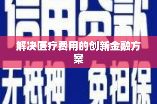 乌伊岭解决医疗费用的创新金融方案