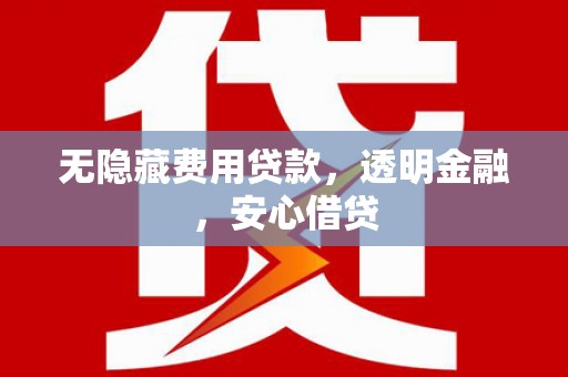 乌伊岭无隐藏费用贷款，透明金融，安心借贷