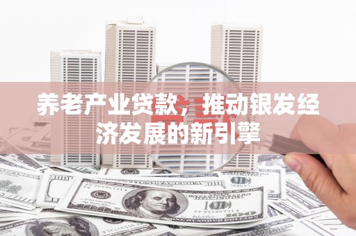 乌伊岭养老产业贷款，推动银发经济发展的新引擎