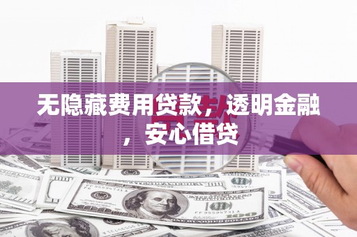 乌伊岭无隐藏费用贷款，透明金融，安心借贷