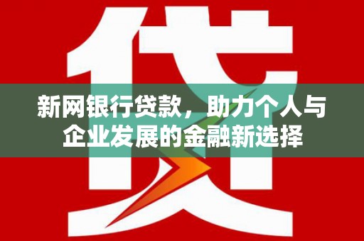 乌伊岭新网银行贷款，助力个人与企业发展的金融新选择
