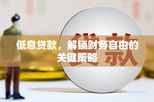 乌伊岭低息贷款，解锁财务自由的关键策略