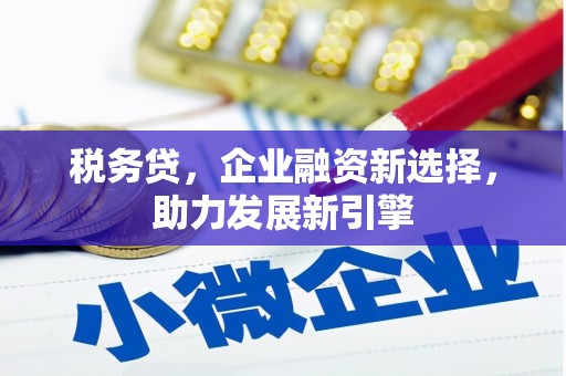乌伊岭税务贷，企业融资新选择，助力发展新引擎