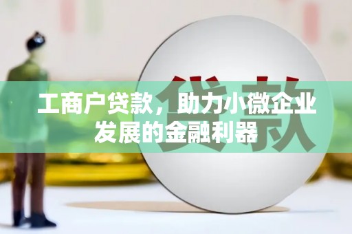 乌伊岭工商户贷款，助力小微企业发展的金融利器