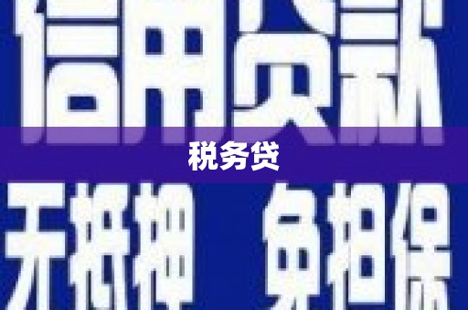 乌伊岭税务贷
