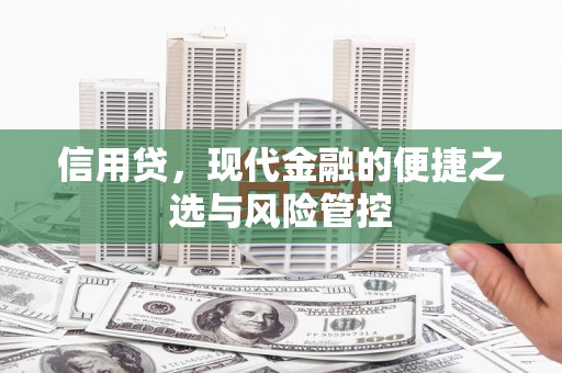 乌伊岭信用贷，现代金融的便捷之选与风险管控
