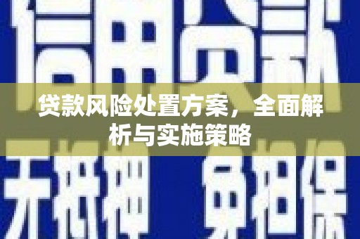 乌伊岭贷款风险处置方案，全面解析与实施策略