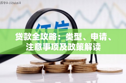 乌伊岭贷款全攻略：类型、申请、注意事项及政策解读