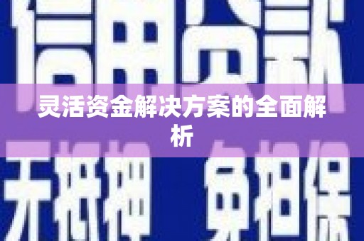 乌伊岭灵活资金解决方案的全面解析